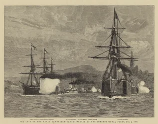 The Last of the Naval Demonstration, Dispersal of the International Fleet, 5 December 1880
